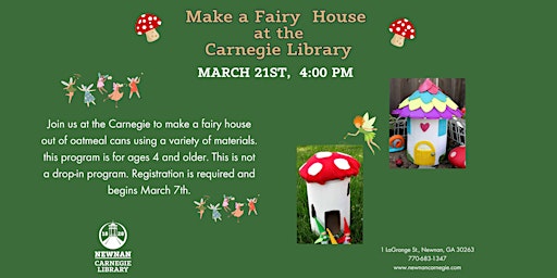 Children's Craft- Fairy House primary image