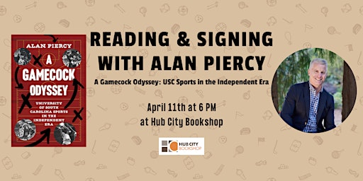 Imagen principal de Reading & Signing with Alan Piercy: A Gamecocks Odyssey