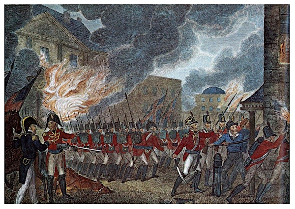 “The Annual British Conquest and Burning of Washington Tour, Aug 24, DC!”