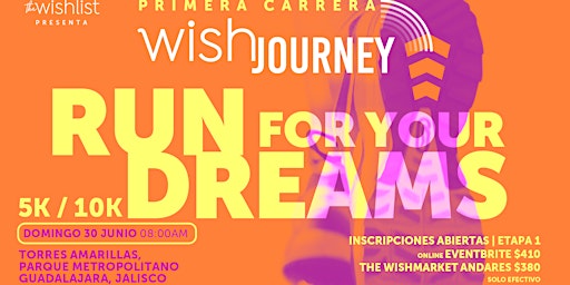Imagem principal do evento Carrera The WishJourney By The Wishlist 5K y 10K