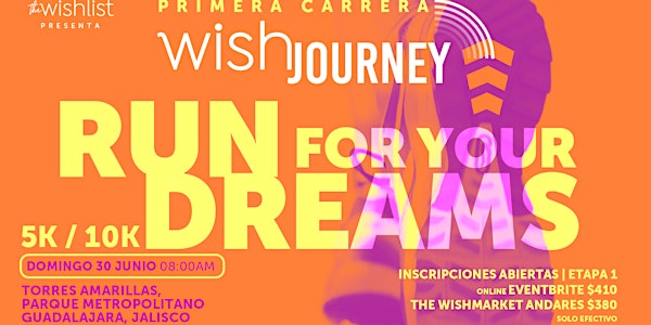 Carrera The WishJourney By The Wishlist 5K y 10K