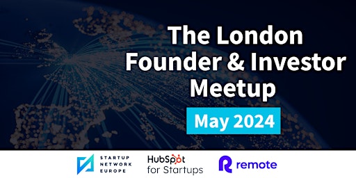 Hauptbild für The London Founder and Investor Meetup - May 2024