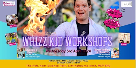 Whizz Kids Workshops Kent Science Park