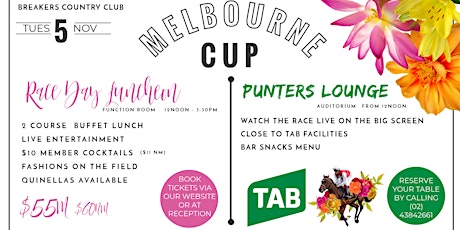 Melbourne Cup - Race Day Luncheon primary image