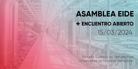 ASAMBLEA EIDE – Encuentro abierto primary image