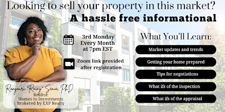 Looking to sell your property in this market? A hassle free informational