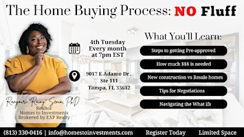 The Home Buying Process: NO Fluff primary image