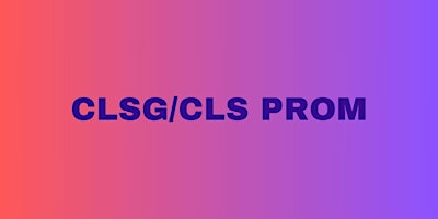 Primaire afbeelding van CLSG/CLS Prom