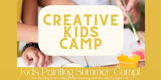 Creative Kids Summer Camp | Painting Camp for Kids! primary image