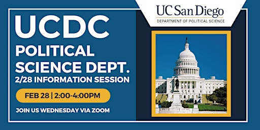 Primaire afbeelding van UCDC Political Science 2/28 Info Session