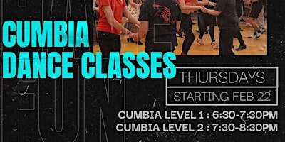 Imagem principal do evento Cumbia Dance Class, Level 2   Advanced- Beginner