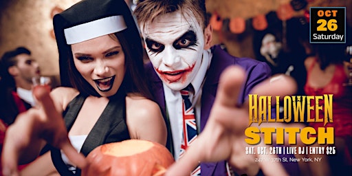 NYC's Annual Saturday Night Halloween Party @ STITCH: NYC Halloween Parties primary image
