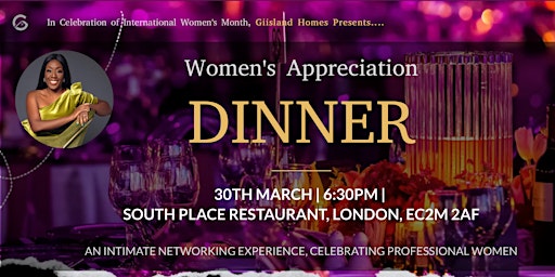 Women's Appreciation Dinner primary image