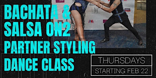 Immagine principale di Salsa On2 Partnerwork Dance Class,  Level 3.5 Intermediate 