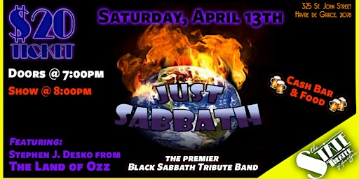 Imagem principal de Just Sabbath - The Premier Black Sabbath Tribute