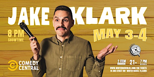 Imagem principal de Jake Klark from Comic Strip Live! (Saturday 8pm)