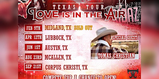 MCALLEN- Love is In the Air Tour With NB Ridaz+AMANDA PEREZ+Tomas Christian primary image