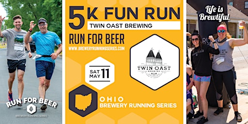 Imagen principal de 5k Beer Run x Twin Oast Brewing | 2024 Ohio Brewery Running Series