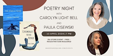 Hauptbild für Poetry Night with Carolyn Light Bell and Paula Cisewski