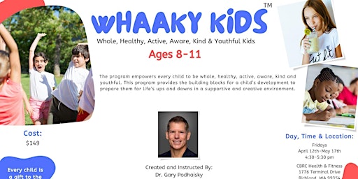 Primaire afbeelding van WHAAKY Kids TM at CBRC Health & Fitness