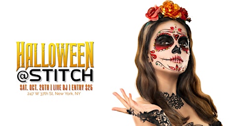 Saturday Night Halloween Costume Party @ STITCH NYC: Halloween Parties NYC primary image