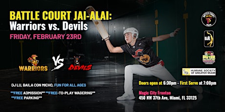 Battle Court Jai-Alai: Warriors v. Devils primary image