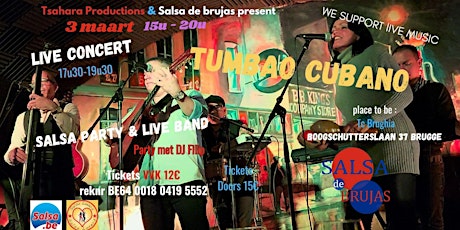 Salsa matinee met Live band Tumbao Cubano