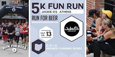 Jackie O’s Brewery event logo