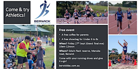 Berwick Athletics Come and Try Day primary image