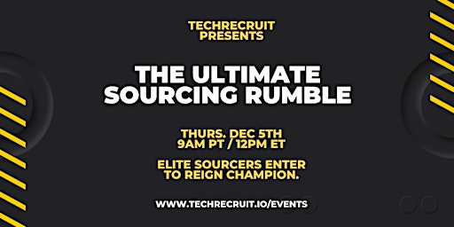 Imagem principal do evento The Ultimate Sourcing Rumble 2024