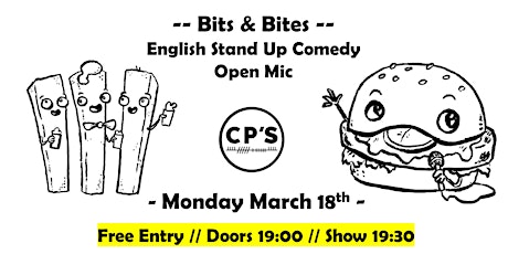 Hauptbild für Bits & Bites #59- English Comedy - Open Mic Night