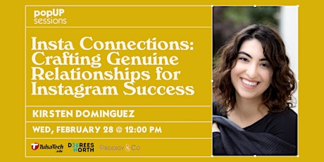 popUP Sessions: Crafting Genuine Relationships for Instagram Success primary image