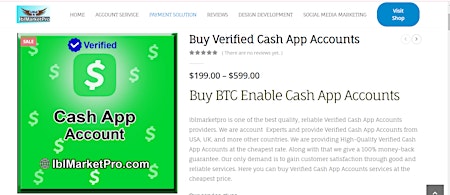 Hauptbild für Best Places To Buy Verified CashApp Accounts 2024 ✅ Telegram: @iblmarketpro