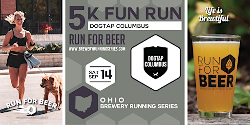 Imagem principal do evento 5k Beer Run x Dogtap Columbus | 2024 Ohio Brewery Running Series