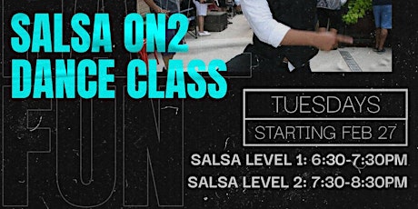 Salsa On2 Dance Class, Level 1 Beginner