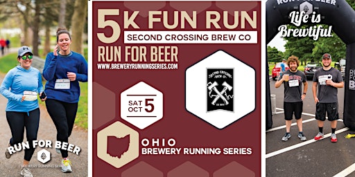 Imagen principal de 5k Beer Run x Second Crossing Brew Co | 2024 OH Brewery Run