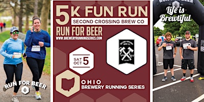 Primaire afbeelding van 5k Beer Run x Second Crossing Brew Co | 2024 OH Brewery Run