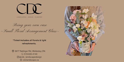 Imagem principal de BYOV - Small Floral Arrangement Class