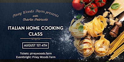 Italian Home Cooking Class! primary image
