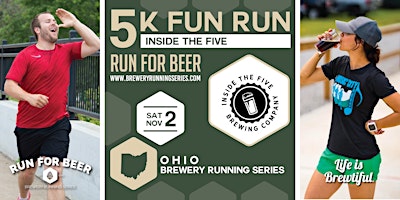 Imagem principal do evento 5k Beer Run x Inside the Five Brewing Co | 2024 Ohio Brewery Running Series