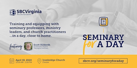 Seminary for a Day - Central/Richmond