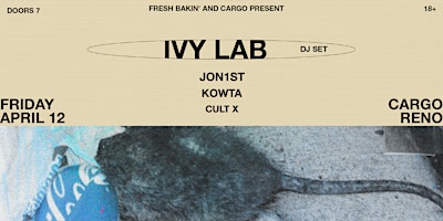 Primaire afbeelding van IVY LAB (DJ SET) at Cargo Concert Hall