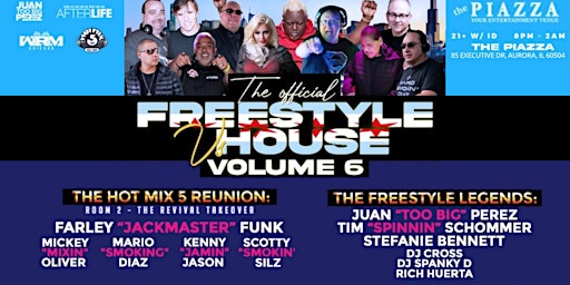 Imagem principal do evento Freestyle vs House Vol 6 at The Piazza - #Afterlife