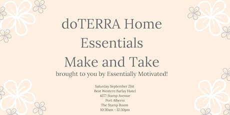 Home Essentials Make and Take - doTERRA primary image