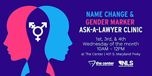 Imagen principal de Name Change and Gender Marker Ask-A-Lawer Clinic