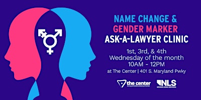 Imagen principal de Name Change and Gender Marker Ask-A-Lawer Clinic