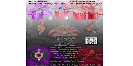 Primaire afbeelding van Epi-Q-DeSTination, The Hood Ques & Killeen Alumnae of Delta Sigma Theta