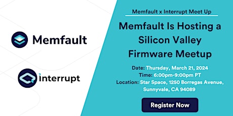 Silicon Valley Firmware Meetup
