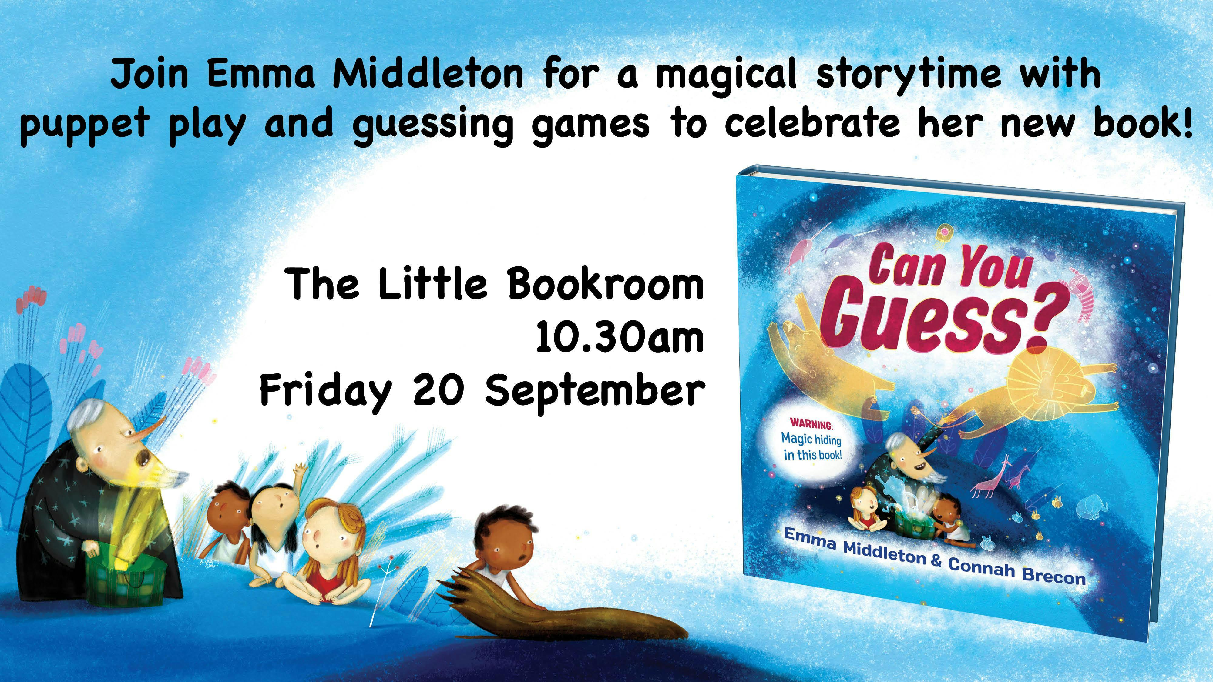 Special Storytime with Emma Middleton: Can You Guess?