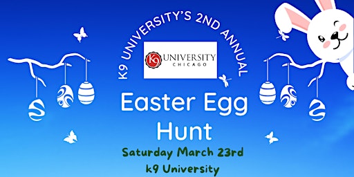 K9 University  Annual Open Play Easter Egg Hunt primary image
